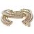 Spilla Chanel Gold CC placcata oro con strass D'oro - vista 5