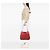 Borsa Tote Chanel Up In The Air in vitello traforato rosso - vista 6