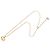 Autre Marque Collana con pendente Dior Gold placcata in oro logo CD D'oro
