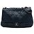 Chanel Blue Quilted Calfskin Coco Pleats Flap Blu navy