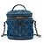 Vanity Necessaire Chanel Blue CC Quilted Denim Trip con catena