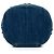 Vanity Necessaire Chanel Blue CC Quilted Denim Trip con catena - vista 3