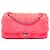 Chanel Pink Medium Quilted Terry Cloth Coco Beach Flap Rosa
