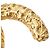 Chanel Gold CC vergoldete Lava-Brosche Golden - Ansicht 10
