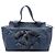 Chanel Blue CC Denim Disc Tote Blau