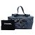 Chanel Blue CC Denim Disc Tote Blau - Ansicht 7