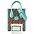 Borsa Satchel Gucci Beige Mini GG Supreme Web Tiger Retro Interlocking G Blu chiaro - vista 15