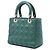 Autre Marque Dior Green Medium Lambskin Cannage Lady Dior Verde Verde scuro - vista 2