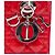 Autre Marque Dior Red Medium Patent Cannage Lady Dior Rosso - vista 5