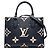 Louis Vuitton Black Bicolor Monogram Empreinte Giant Onthego PM Nero