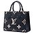 Louis Vuitton Black Bicolor Monogram Empreinte Giant Onthego PM Nero - vista 2