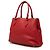 Prada Red Vitello Daino Offene Convertible Tote Rot - Ansicht 2