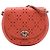 Chanel Orange Small CC Perforated Caviar Messenger Flap Arancione Pesca