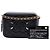 Clutch Vanity Chanel Black Caviar CC Filigree con catena Nero - vista 7