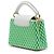 Louis Vuitton White Embroidered Taurillon Mini Capucines Blanco - vista 2