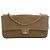 Chanel Brown Small Quilted Suede Souplissimo Maxi Flap Braun Khaki