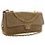 Chanel Brown Small Quilted Suede Souplissimo Maxi Flap Braun Khaki - Ansicht 2