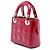 Autre Marque Dior Red Mini Patent Cannage Lady Dior - view 3