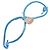 Louis Vuitton Brassle Lockit Cadena Armband Blau
