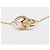 Autre Marque Tiffany & Co. 1837 Interlocking Circle Halskette Golden - Ansicht 5