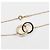 Autre Marque Tiffany & Co. 1837 Interlocking Circle Halskette Golden - Ansicht 7