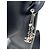 Orecchini lunghi Chanel Coco Mark Argento - vista 2