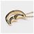 Autre Marque Tiffany & Co. Crescent Moon Halskette Golden - Ansicht 4