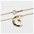 Autre Marque Tiffany & Co. Crescent Moon Halskette Golden - Ansicht 7