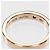 Anello Cartier C de inciso in oro rosa 18K D'oro - vista 5