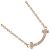 Autre Marque Collana Tiffany & Co. T Smile Mini in oro rosa 18K D'oro