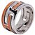Ring Hermès Anello Hermes Move Ash Band Argento Arancione - vista 3