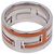 Ring Hermès Anello Hermes Move Ash Band Argento Arancione - vista 4