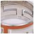 Ring Hermès Anello Hermes Move Ash Band Argento Arancione - vista 6