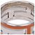 Ring Hermès Anello Hermes Move Ash Band Argento Arancione - vista 7