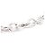 Bulgari Bvlgari B.zero1 Bracciale in Oro Bianco 18K Argento - vista 4