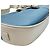 Borsa Coach Soho One-Shoulder in pelle azzurra Blu chiaro - vista 12