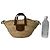 Borsa Cesto Macy in Raphia Jimmy Choo Marrone Beige - vista 12