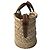 Borsa Cesto Macy in Raphia Jimmy Choo Marrone Beige - vista 5
