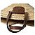 Borsa Cesto Macy in Raphia Jimmy Choo Marrone Beige - vista 7
