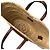 Borsa Cesto Macy in Raphia Jimmy Choo Marrone Beige - vista 8