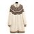 Hermès Jean Paul Gaultier Strickjacke Maxi Cardigan 2006 Braun Schwarz Grau Roh