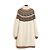Hermès Jean Paul Gaultier Strickjacke Maxi Cardigan 2006 Braun Schwarz Grau Roh - Ansicht 5