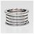Bulgari Anello Bvlgari B.ZERO1 a 5 bande in oro bianco 18K - vista 7