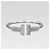 Autre Marque Tiffany & Co. T Wire Ring in 18K Weißgold - Ansicht 6