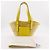 Borsa Tote piccola Loewe in rafia gialla e pelle Giallo - vista 10