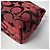 Pouch per borsa Coach in tela rossa Rosso - vista 13