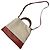 Borsa a mano 2-Way Marni Venice Canvas Rosso Beige Arancione - vista 2