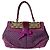 Borsa Coach Soho Tweed x Leather Porpora - vista 2