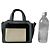 Borsa Mini Passpa Tote Valextra Marrone Nero Beige - vista 17