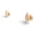 NUOVI ORECCHINI DJULA GRANDI A PERA ORO ROSA 18K 1.7GR DIAMANTI D'oro - vista 2